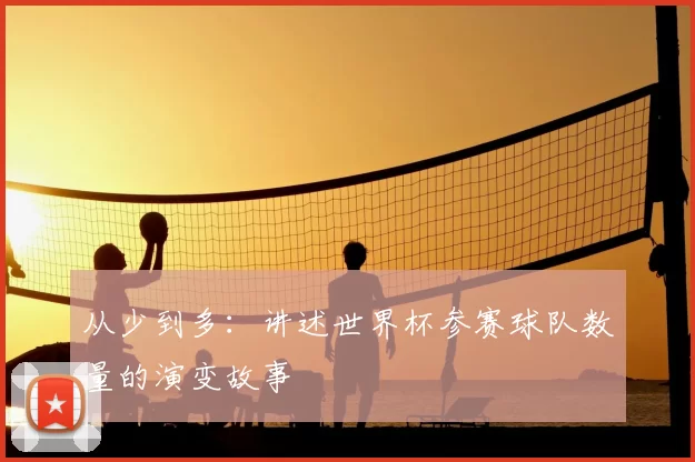 从少到多:讲述世界杯参赛球队数量的演变故事